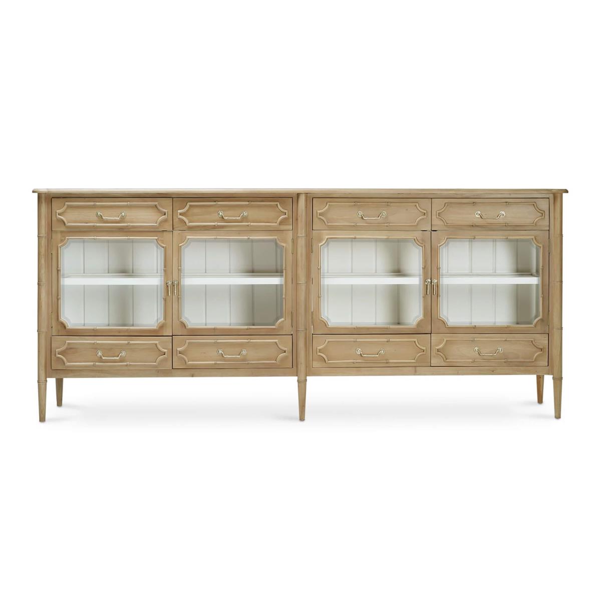 Bramble Grosvenor Sideboard w/ Drawers — Fruit Wood / True White *