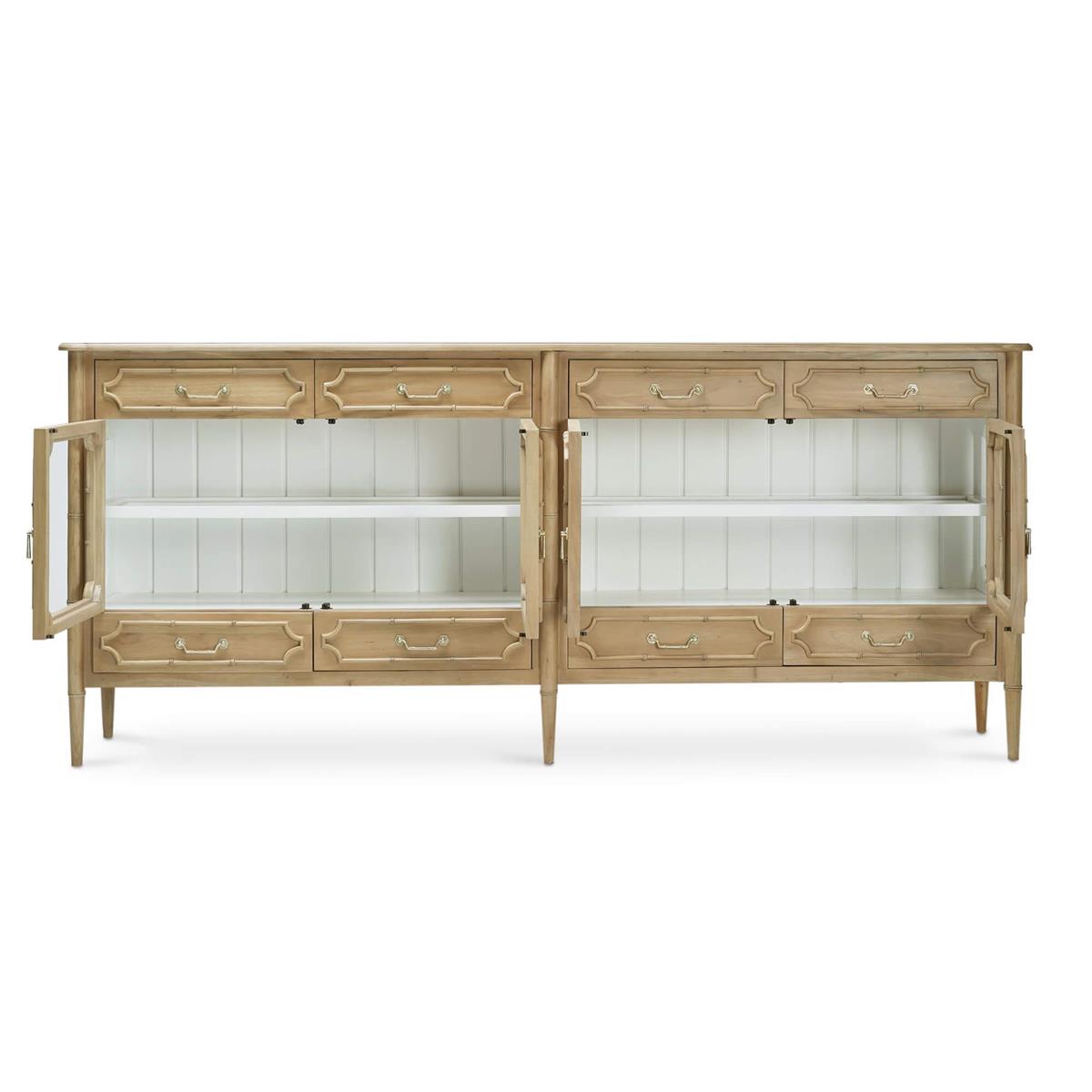 Bramble Grosvenor Sideboard w/ Drawers — Fruit Wood / True White *
