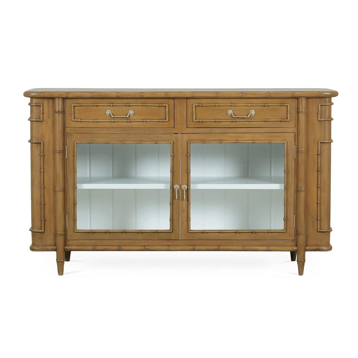 Bramble Hurlingham 2 Door Cabinet — Antique French Oak / True White *