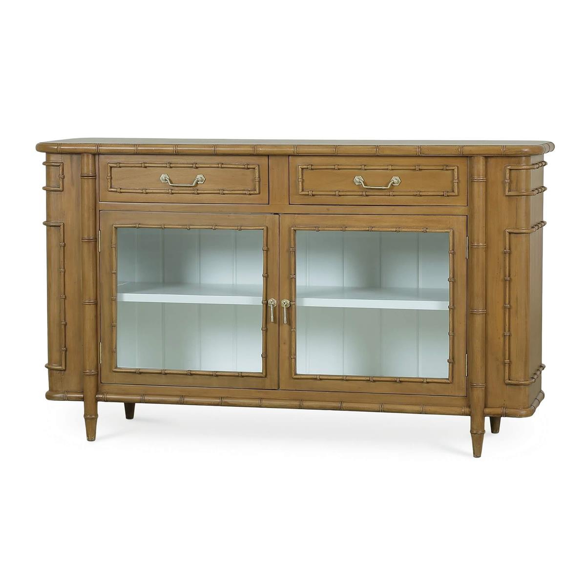 Bramble Hurlingham 2 Door Cabinet — Antique French Oak / True White *