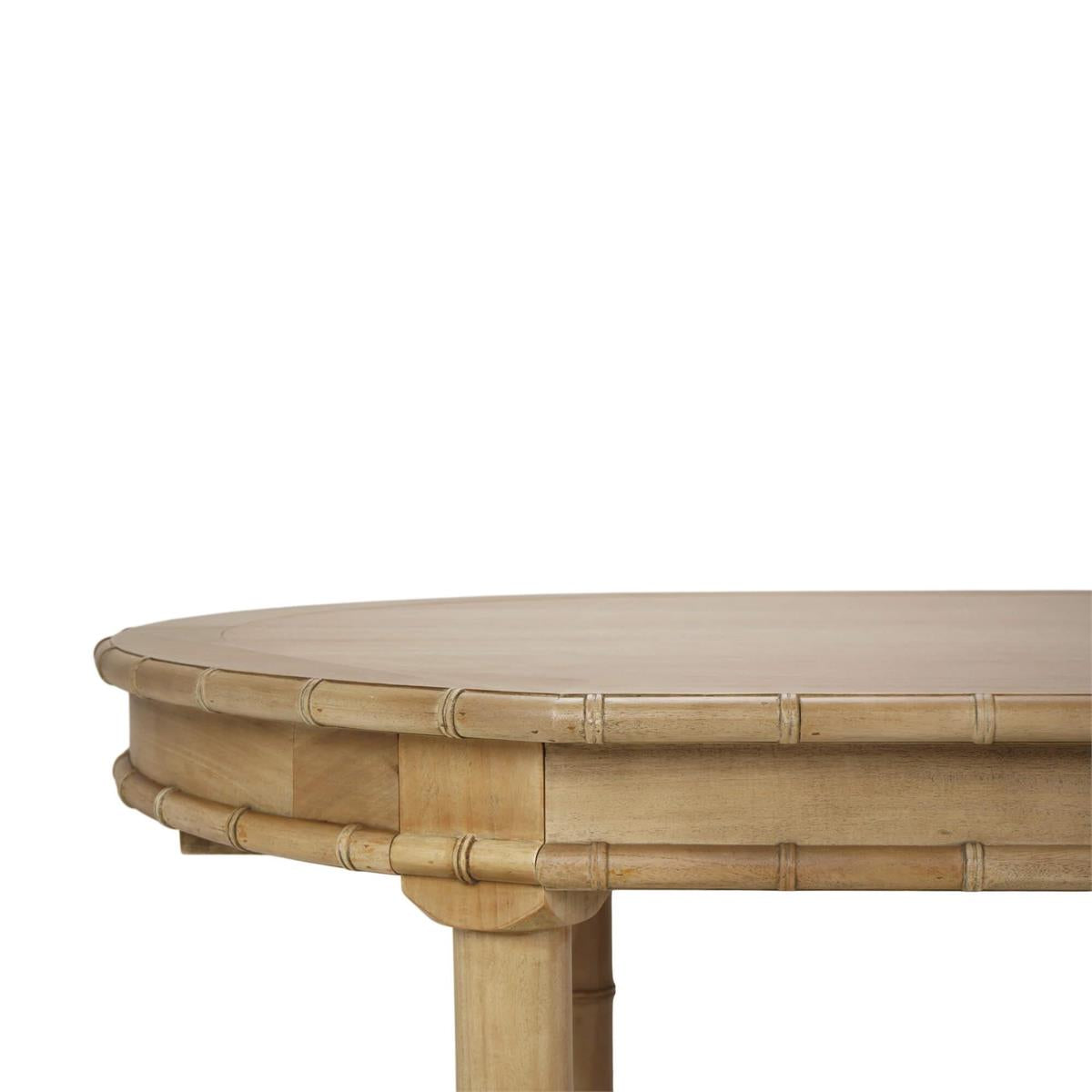 Bramble Grosvenor Oval Extension Dining Table 80" extends to 102" — Fruit Wood