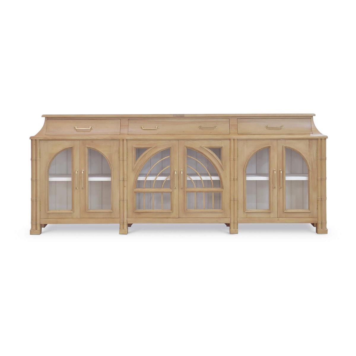 Bramble Farringdon Orangery Credenza — Fruit Wood / True White *
