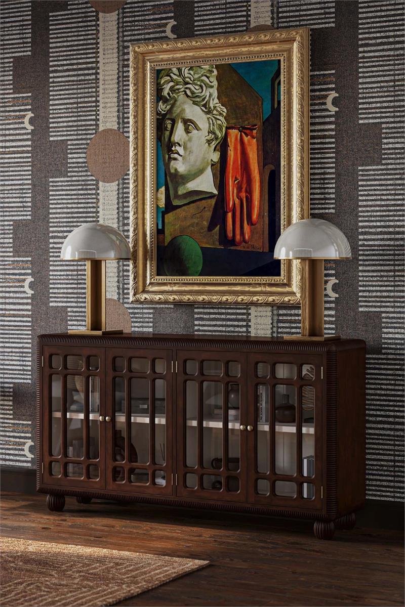 Bramble Toulouse Sideboard — Matt Teak Brown / Putty