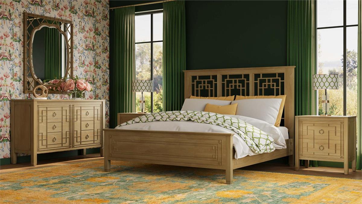 Bramble Knightsbridge King Bed — Fruit Wood