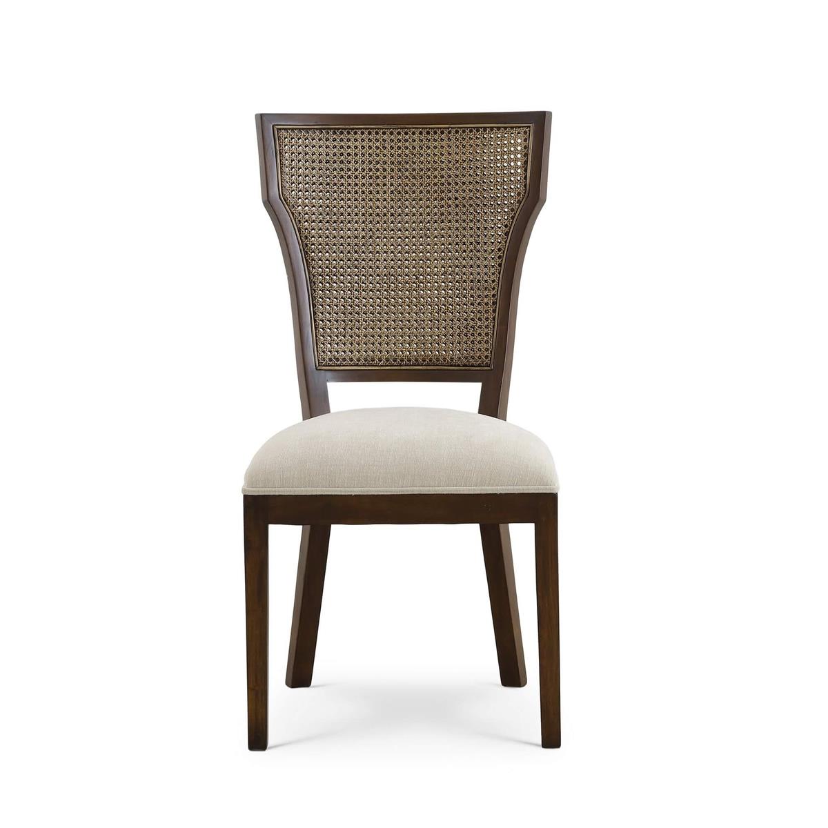 Bramble Aldgate Dining Chair — Matt Teak Brown / Thames Natural