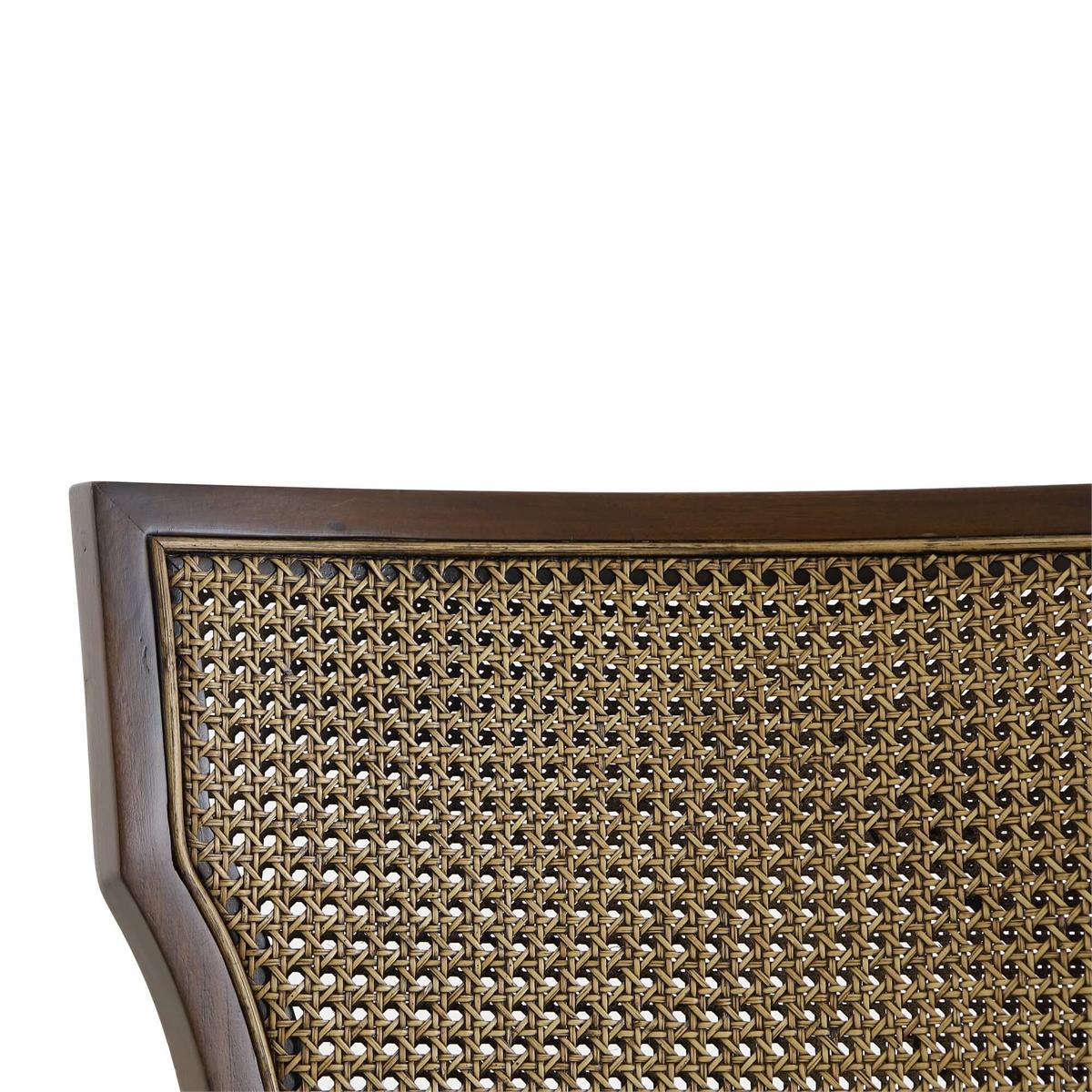 Bramble Aldgate Dining Chair — Matt Teak Brown / Thames Natural