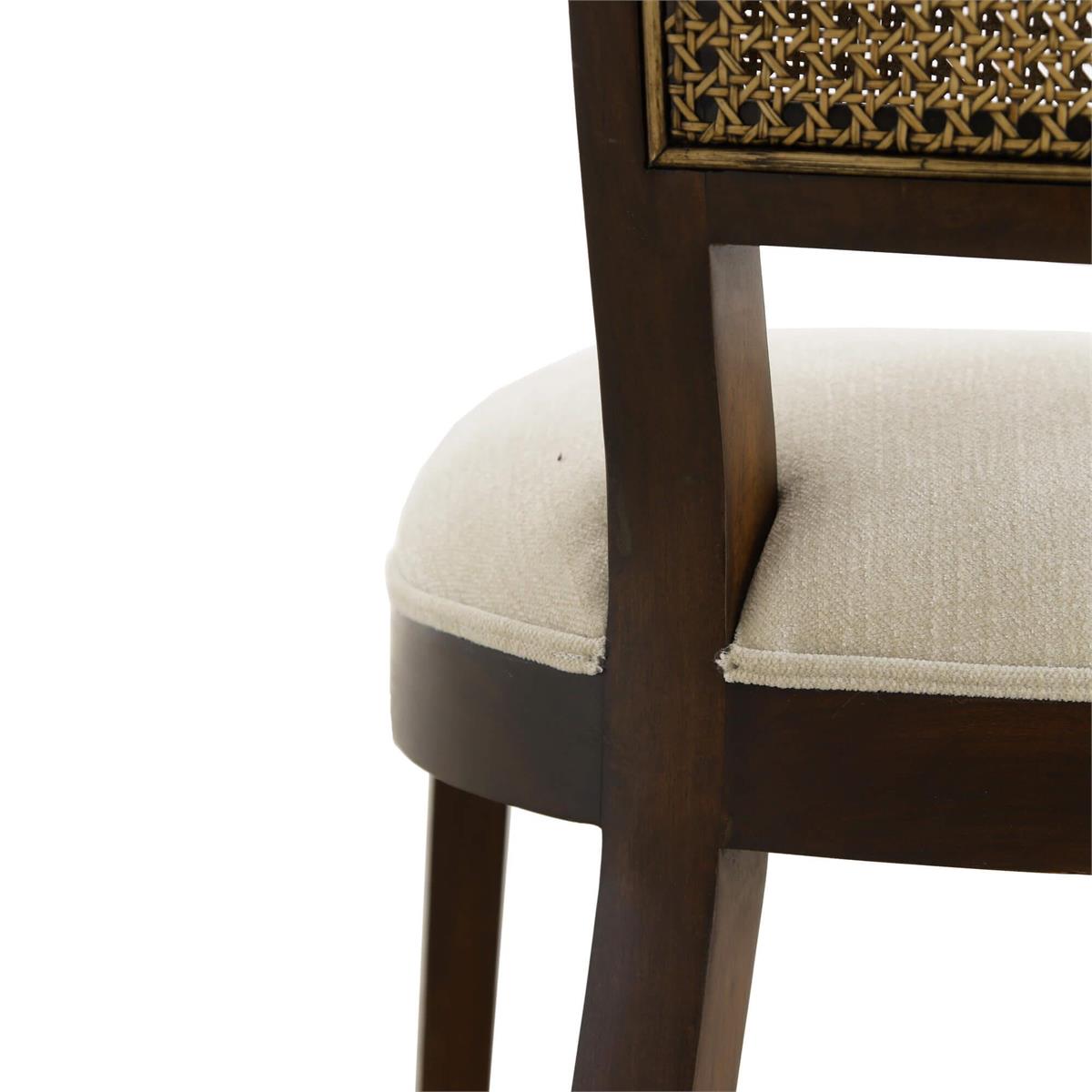 Bramble Aldgate Dining Chair — Matt Teak Brown / Thames Natural