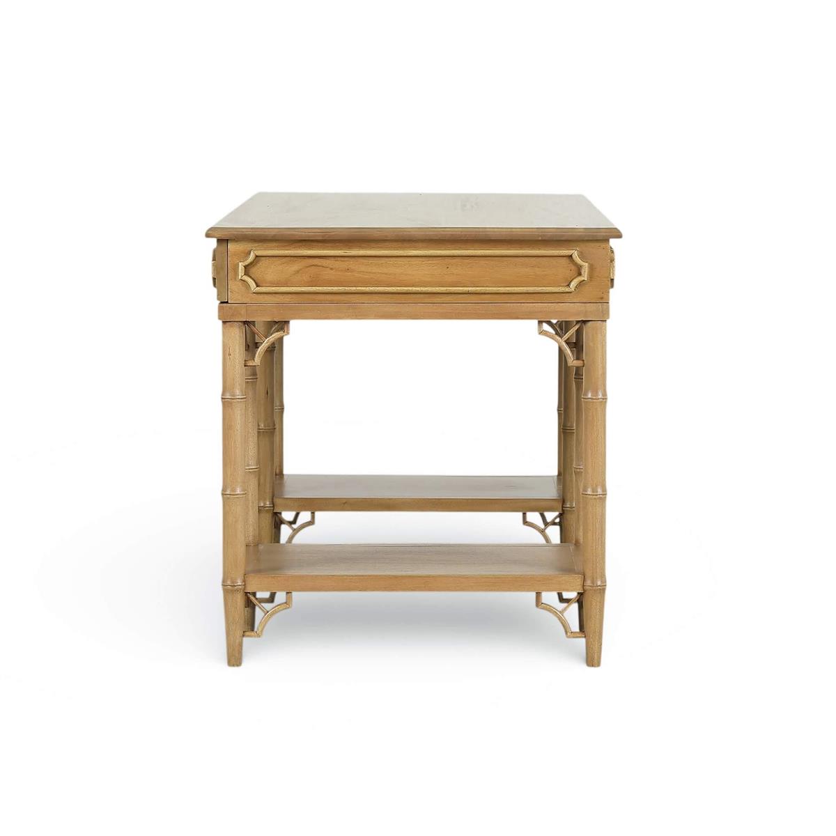 Bramble Chelsea Pedestal Desk — Antique French Oak
