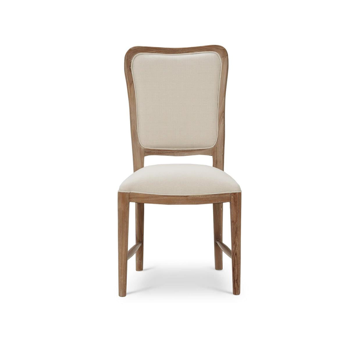 Bramble Laurna Teak Dining Chair — Teak White Wash / Natural