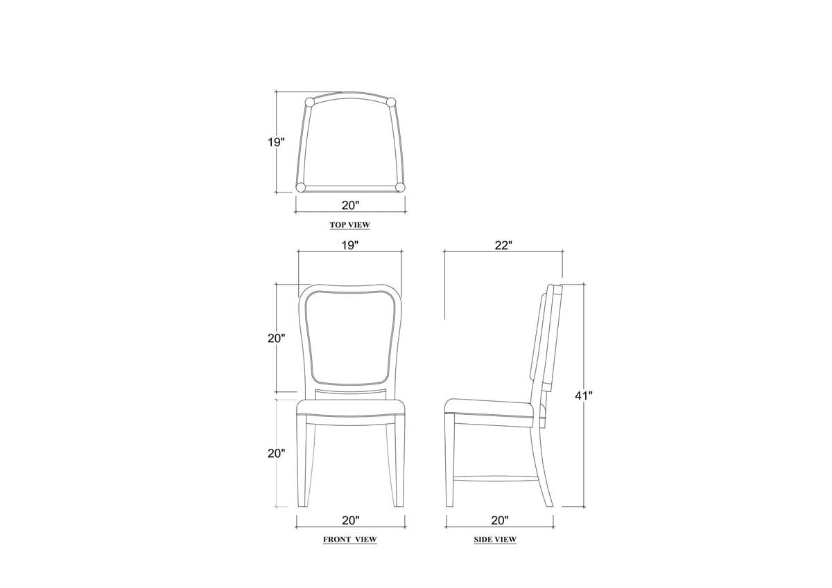 Bramble Laurna Teak Dining Chair — Teak White Wash / Natural