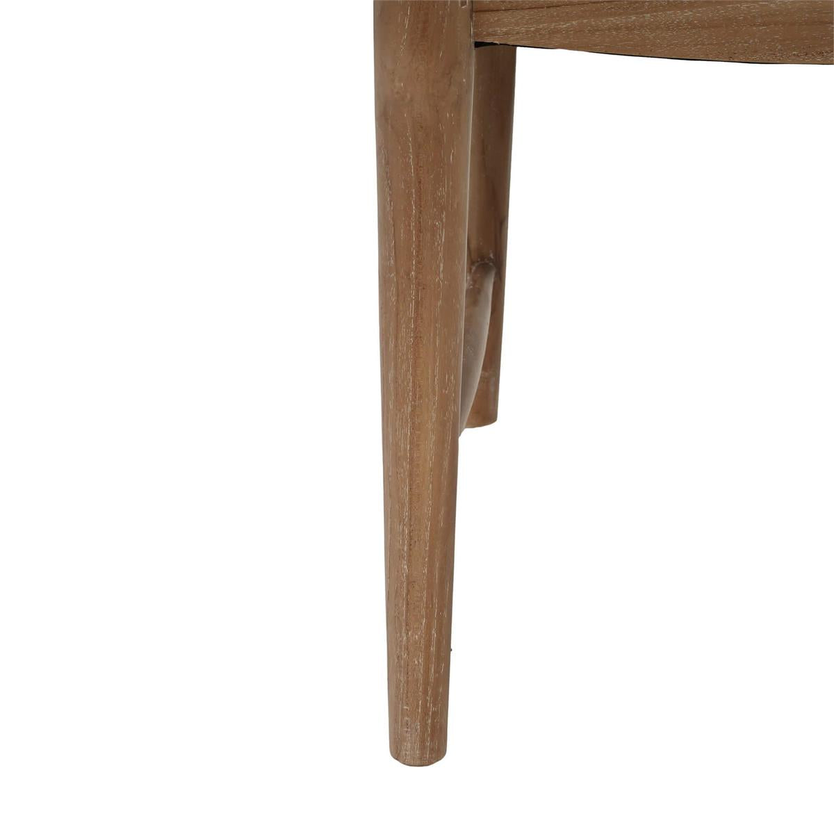 Bramble Laurna Teak Dining Chair — Teak White Wash / Natural