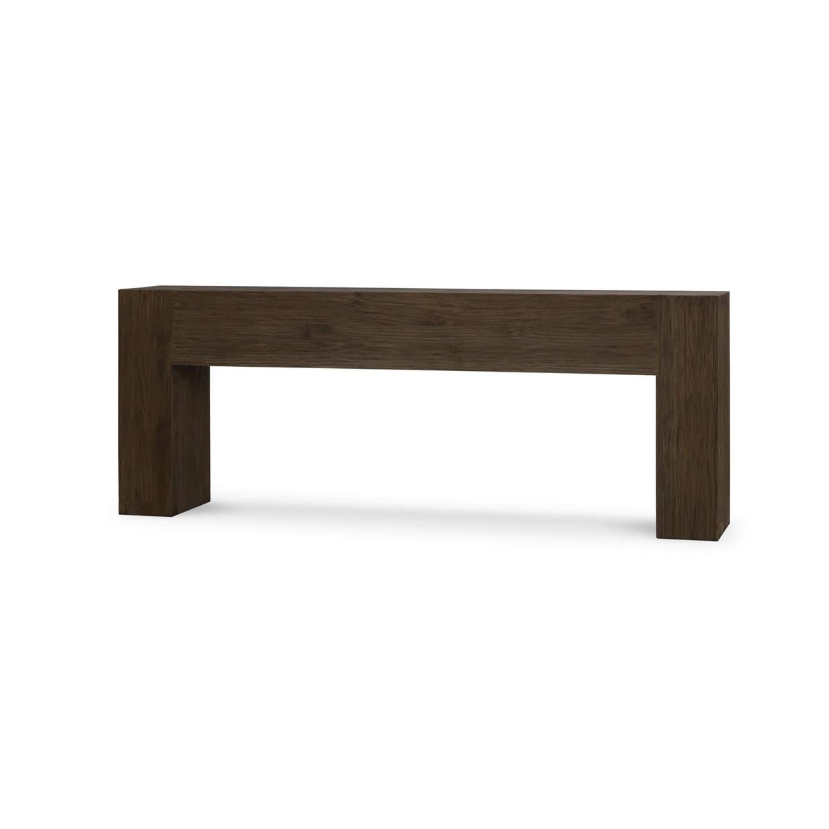 Bramble Tuscan Console - Teak — Teak Tuscan Brown