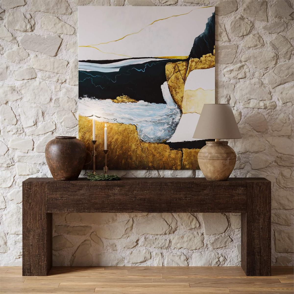 Bramble Tuscan Console - Teak — Teak Tuscan Brown