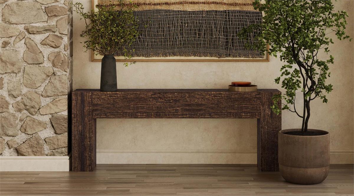 Bramble Tuscan Console - Teak — Teak Tuscan Brown