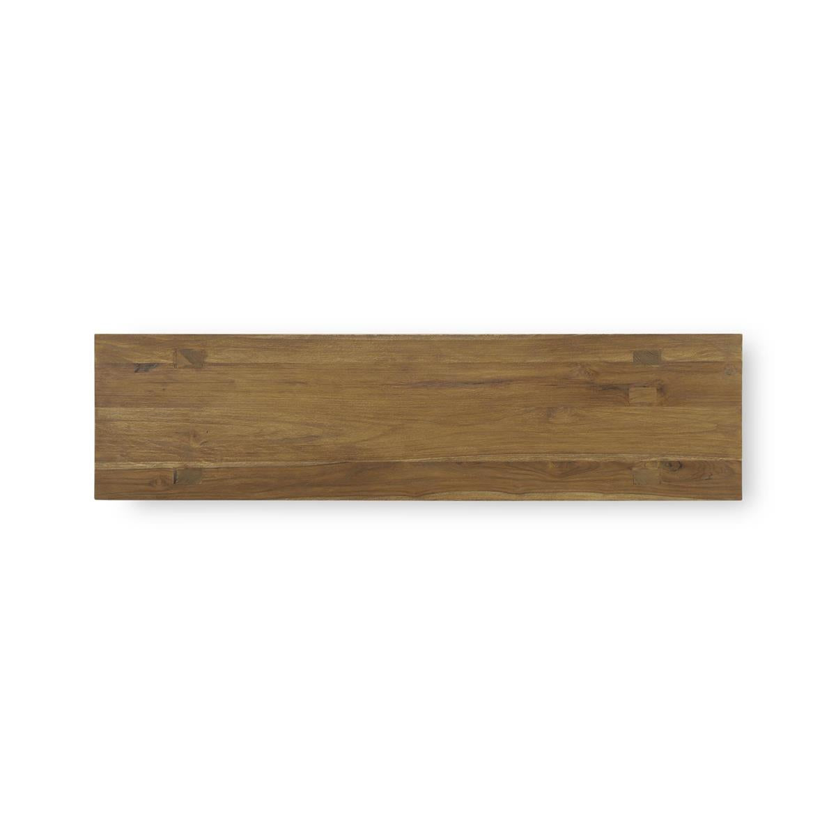 Bramble Rustic Reclaimed Teak Bench — Teak Natural