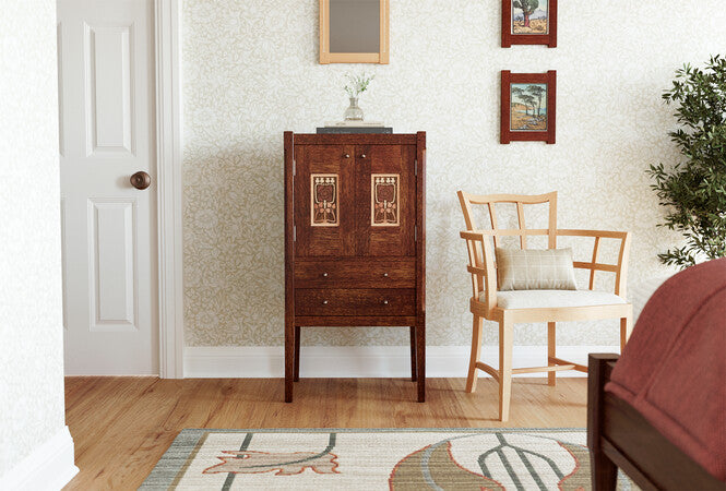 Stickley Mission Rose Jewelry Chest