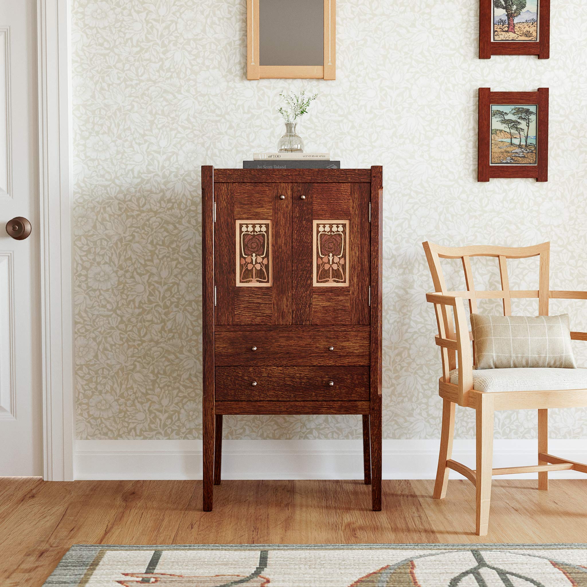 Mission Rose Jewelry Chest - 89-1022-032
