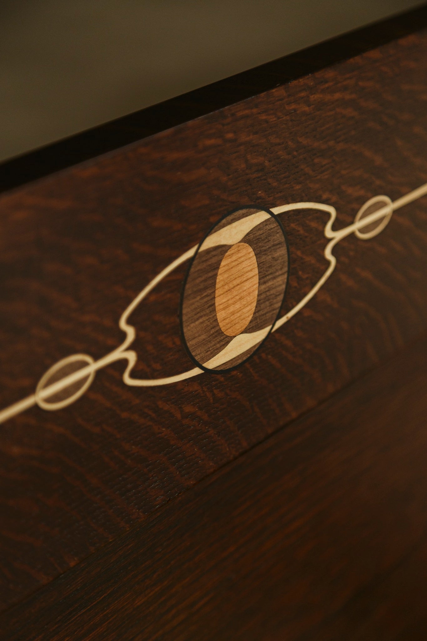 Stickley Gustav Bed — Gustav Bed Inlay Detail 3