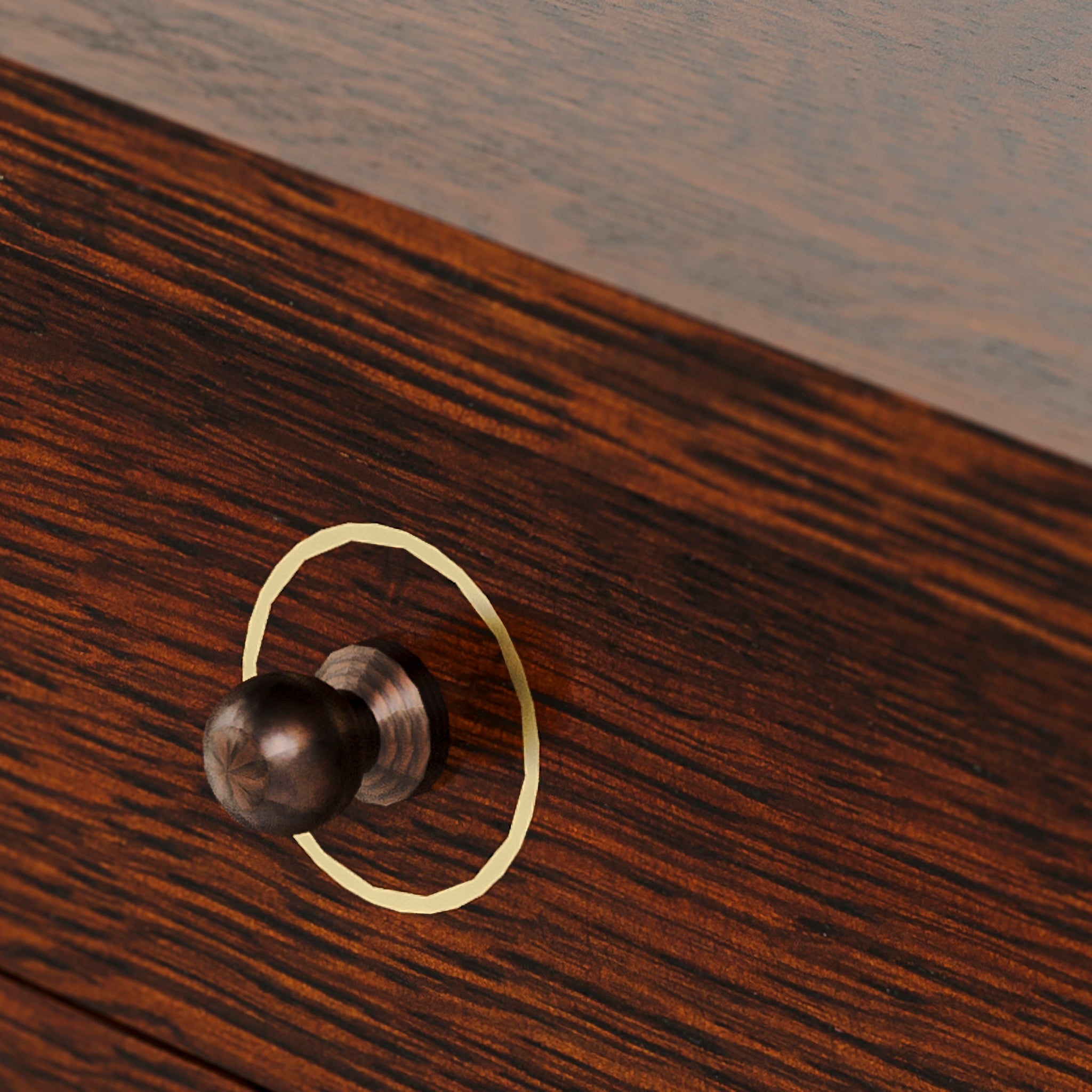 Stickley Gustav Nightstand — Gustav Hardware Detail
