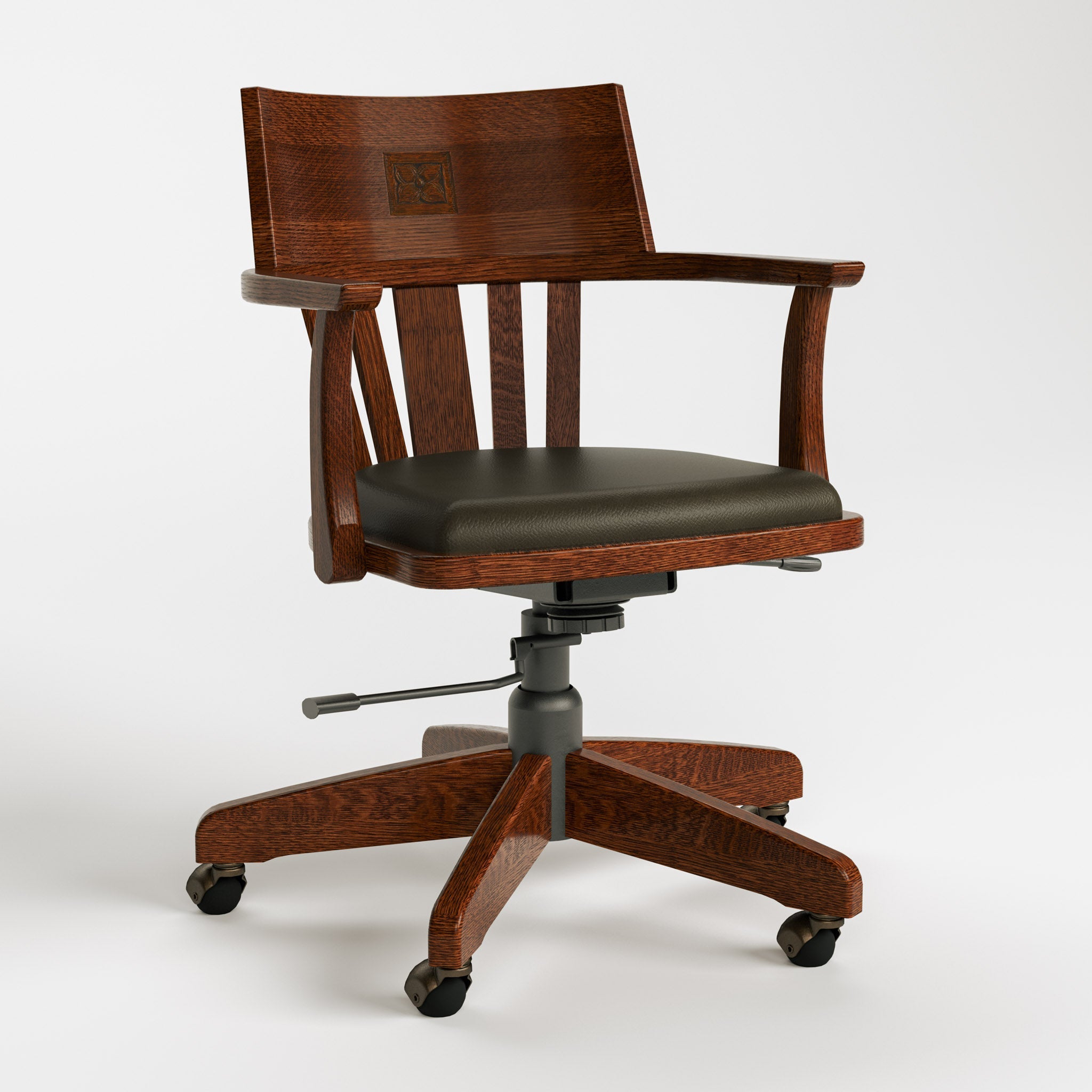 LaSalle Swivel Desk Chair - Stickley Furniture | Mattress