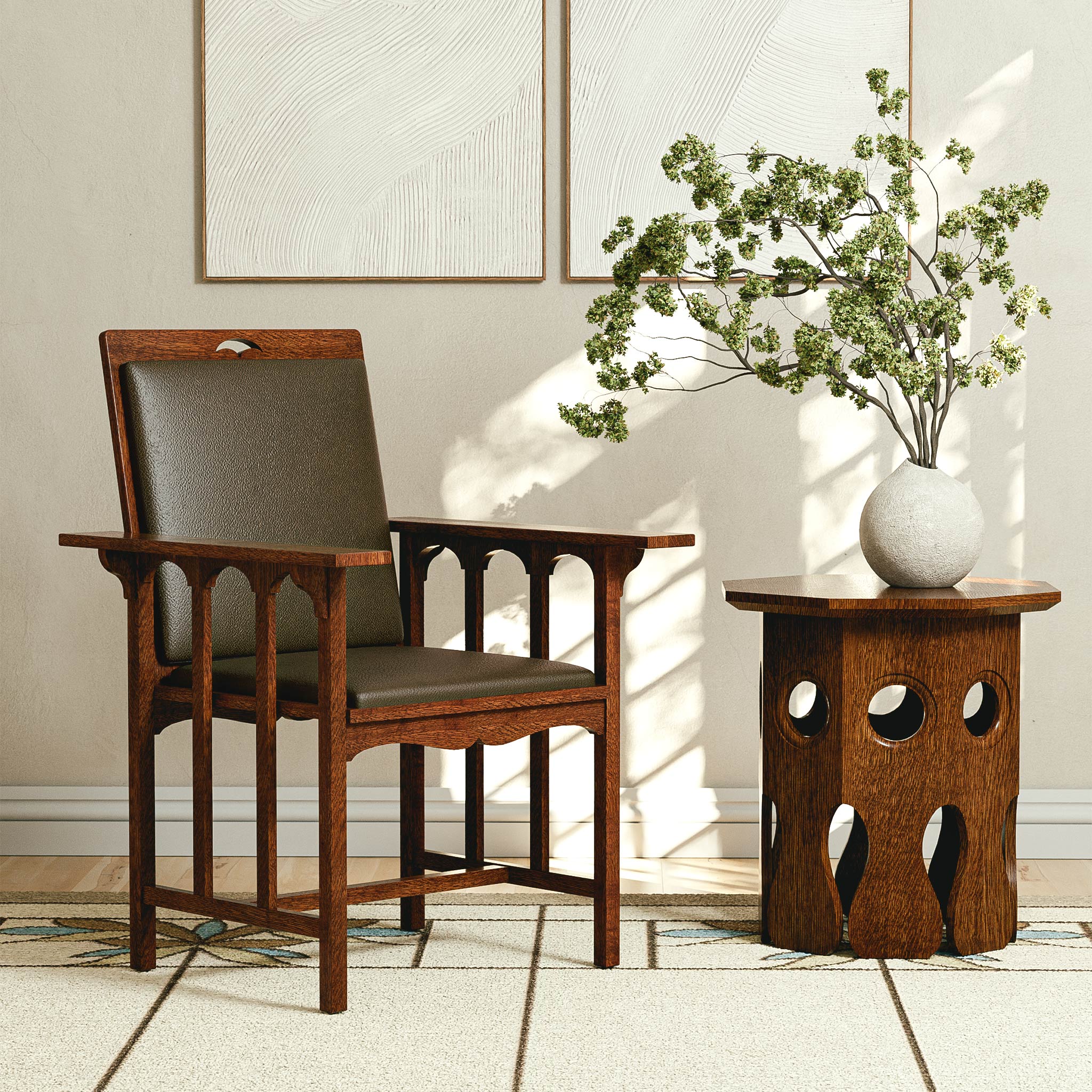 LaSalle Tabouret - Stickley Furniture | Mattress