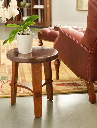 Stickley Little Treasures Copper-Top Tabouret