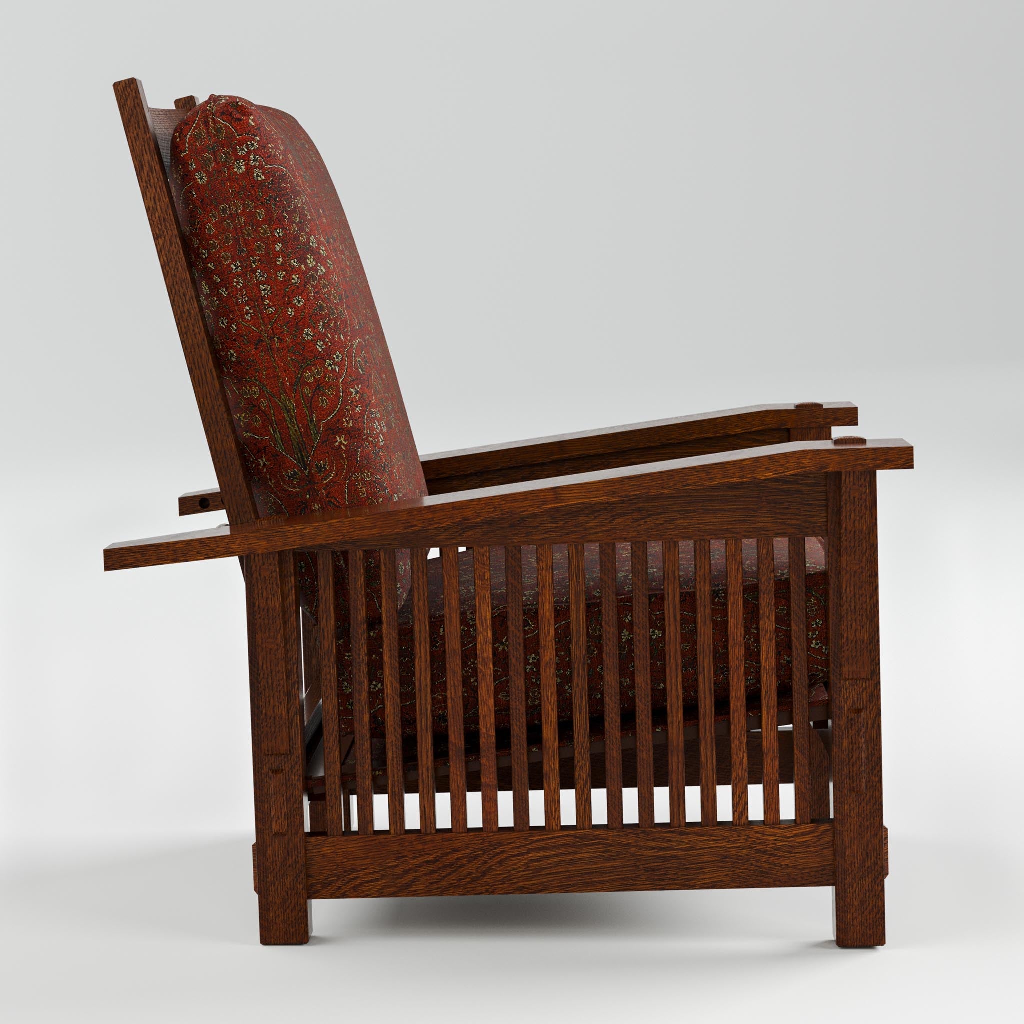 Stickley Spindle Morris Chair with Loose Cushion