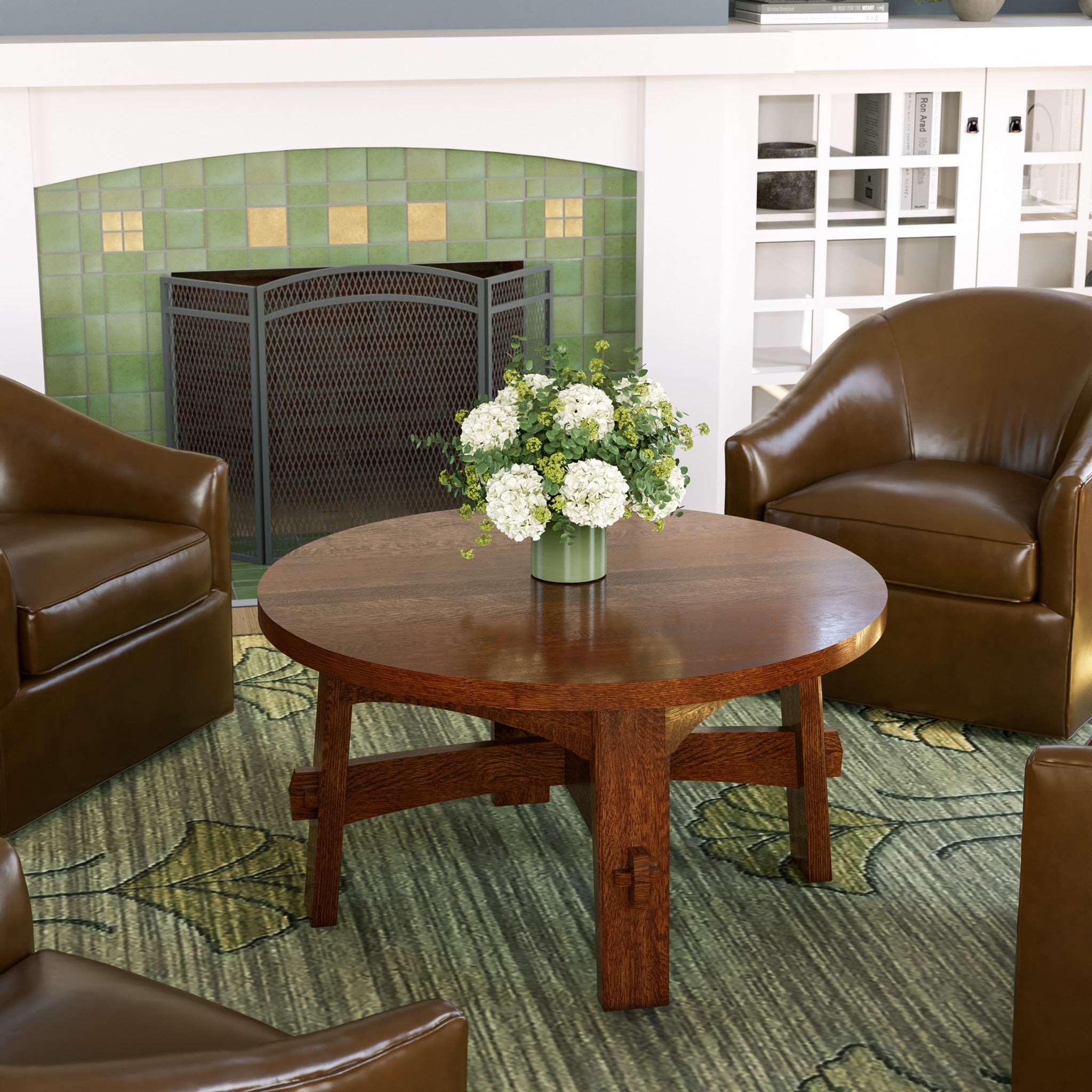Quincy Swivel Chat Table - 89-412-SW-031