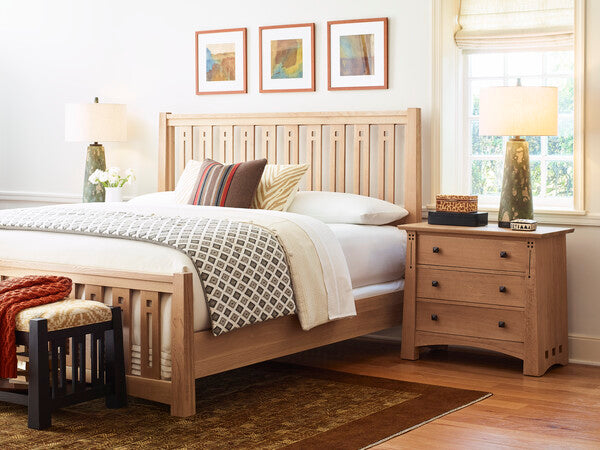 Stickley Highlands Three-Drawer Nightstand