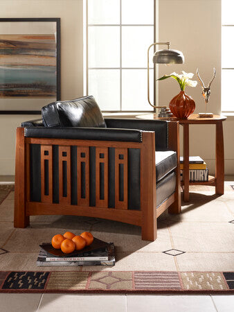 Stickley Highlands Oval End Table