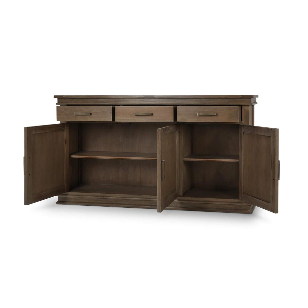 Bramble Williamson Sideboard w/ 3 Doors — Straw Wash