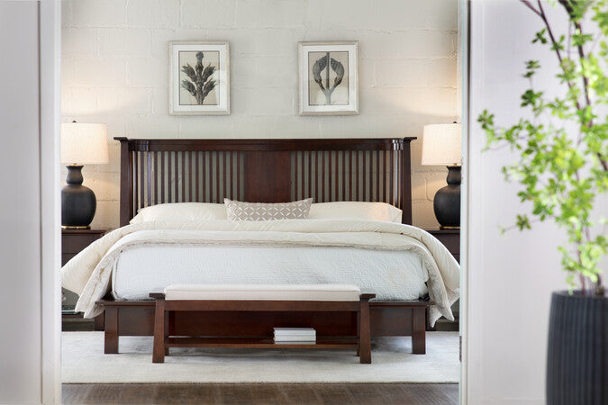 Stickley Park Slope Platform Bed