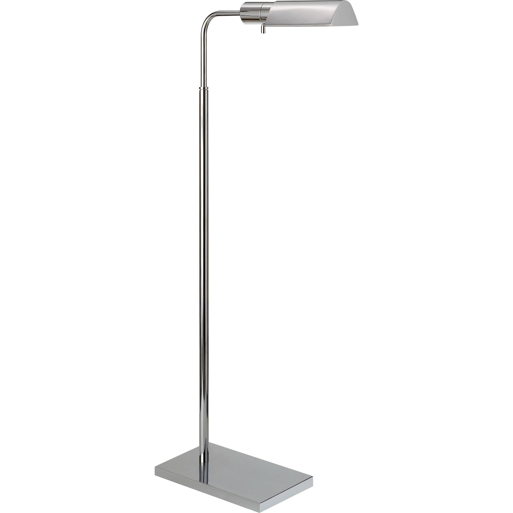 Visual Comfort Studio Adjustable Floor Lamp — Polished Nickel