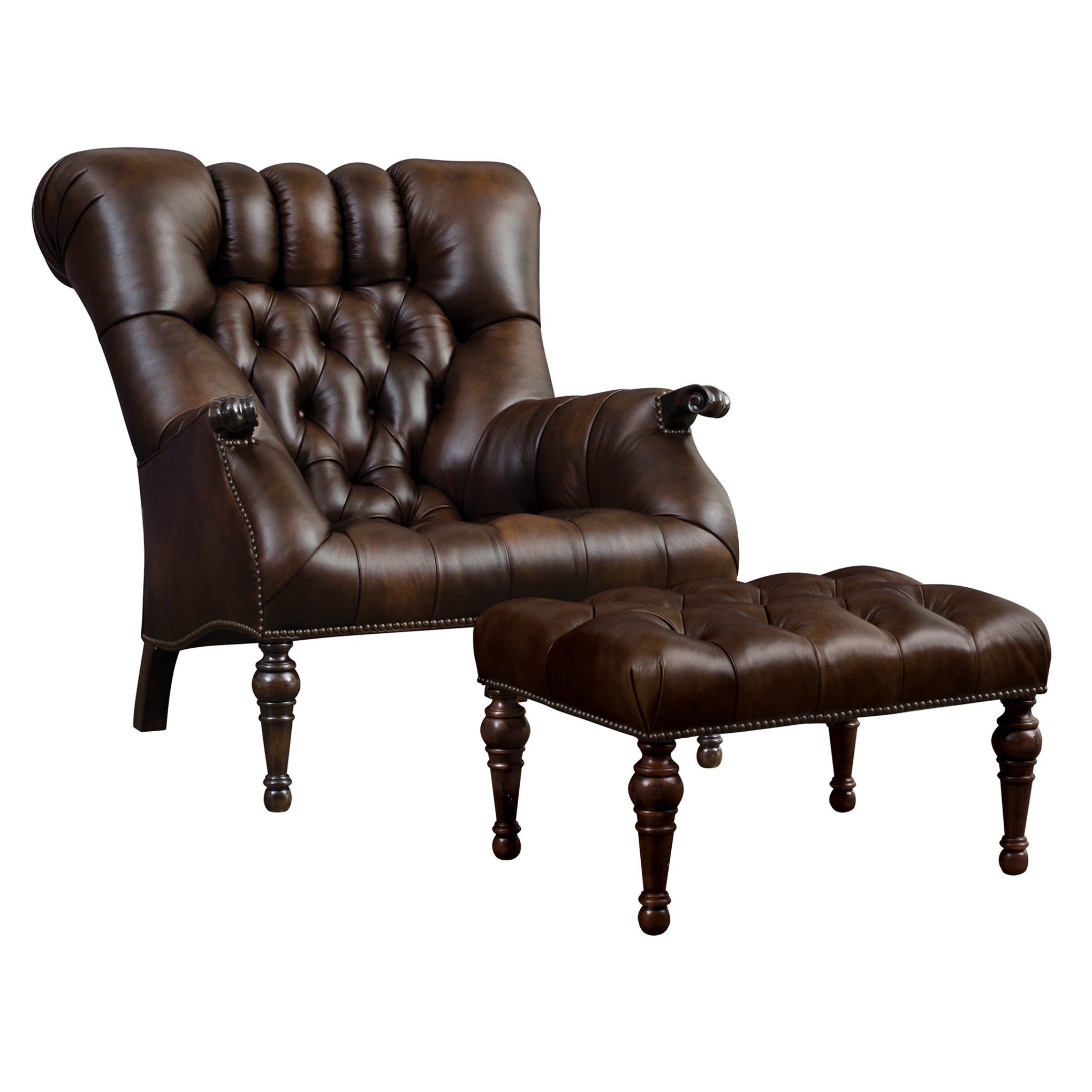 Stickley Leopold's Chair & Ottoman Set — Rialto Coffee