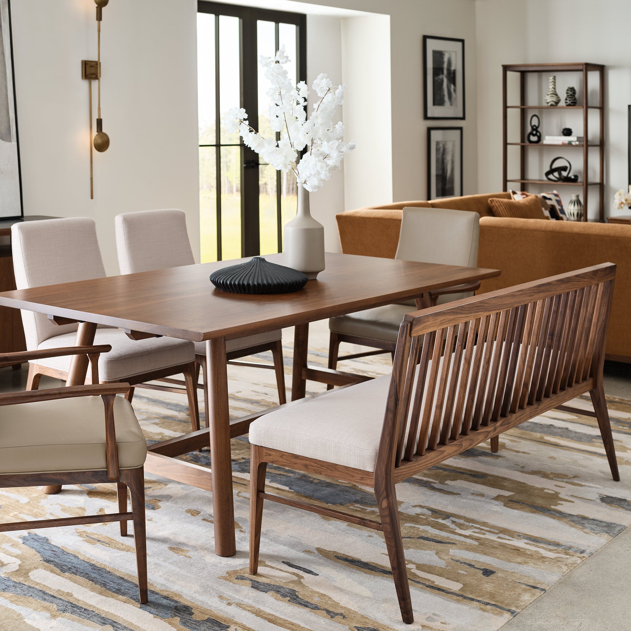 Walnut Grove Spindle Bench - Stickley Furniture | Mattress