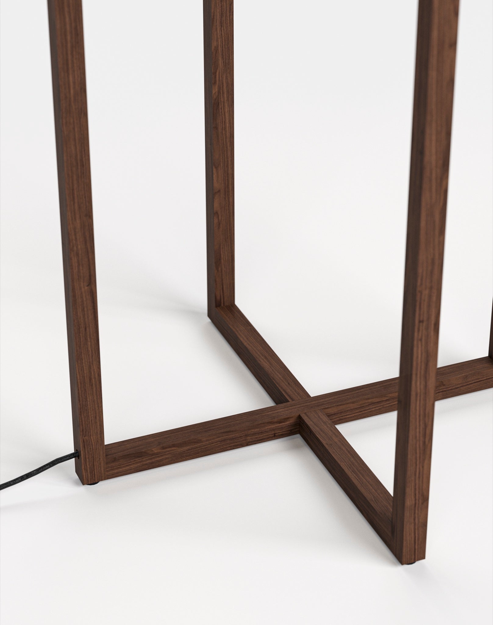 Stickley Walnut Grove Inset Shade Floor Lamp — Walnut Grove Inset Shade Floor Lamp Base Detail