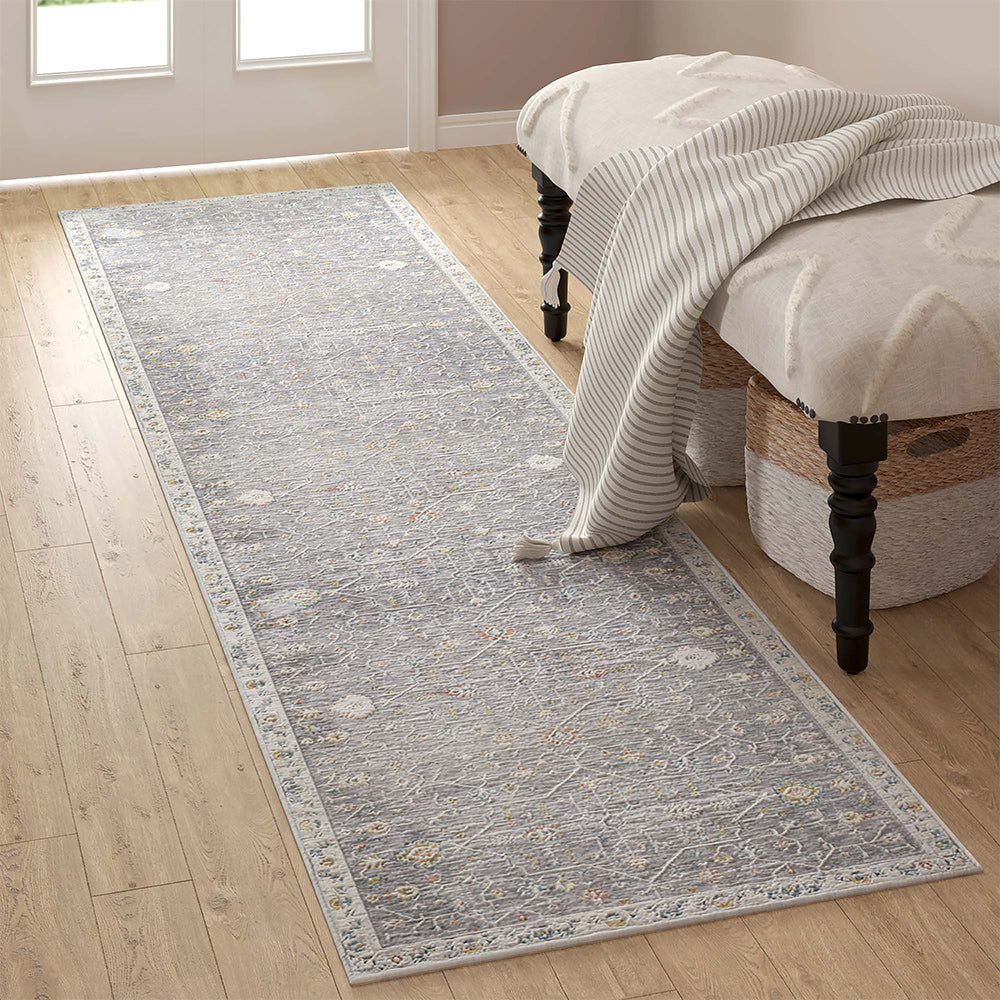 LR Home Allure Rug — Gray / Multi