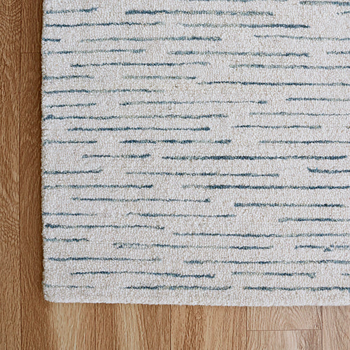 LR Home Babylon Rug — Ivory Blue
