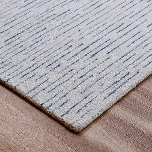 LR Home Babylon Rug — Ivory Blue