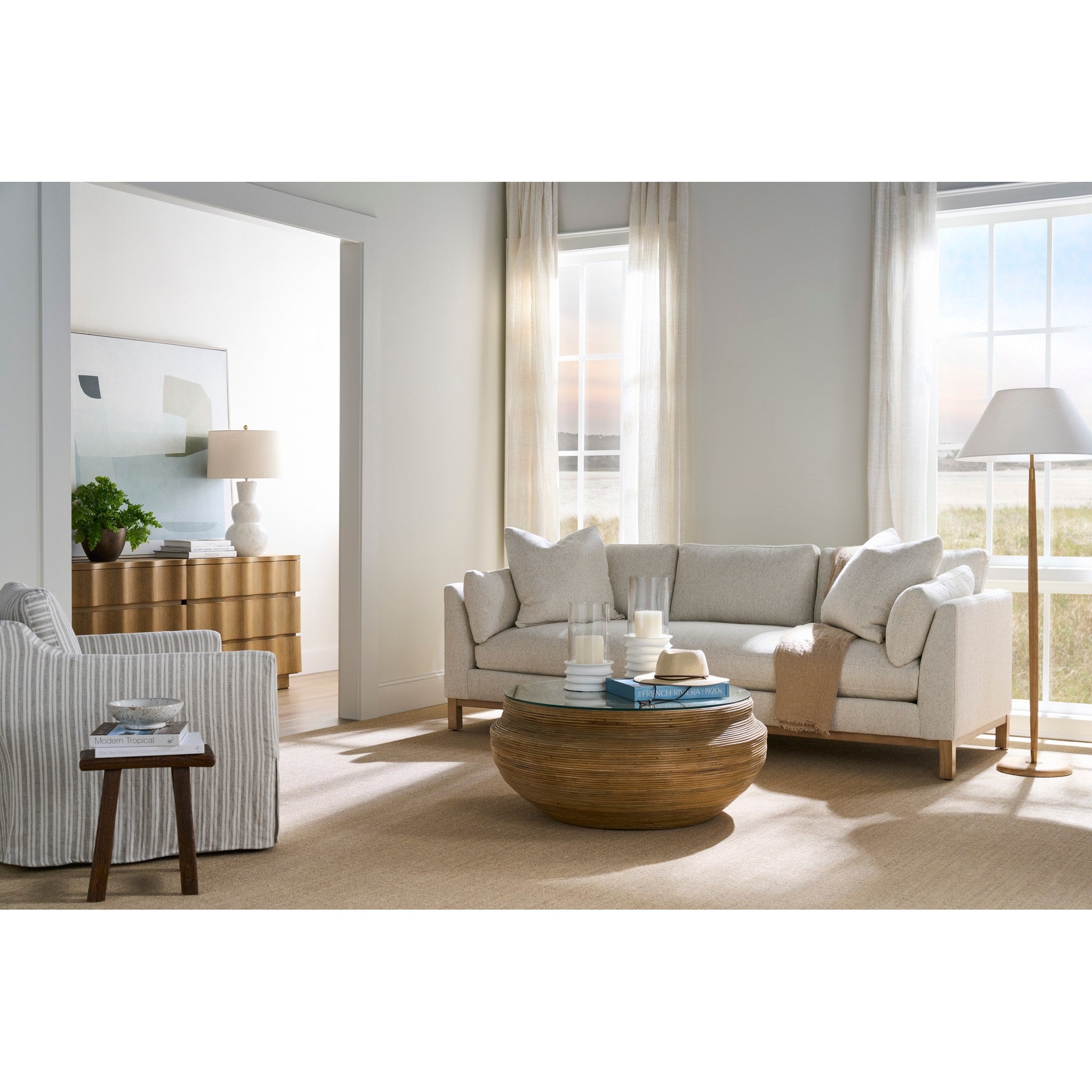 Rowe Furniture Boden Sofa — Natural - Boucle