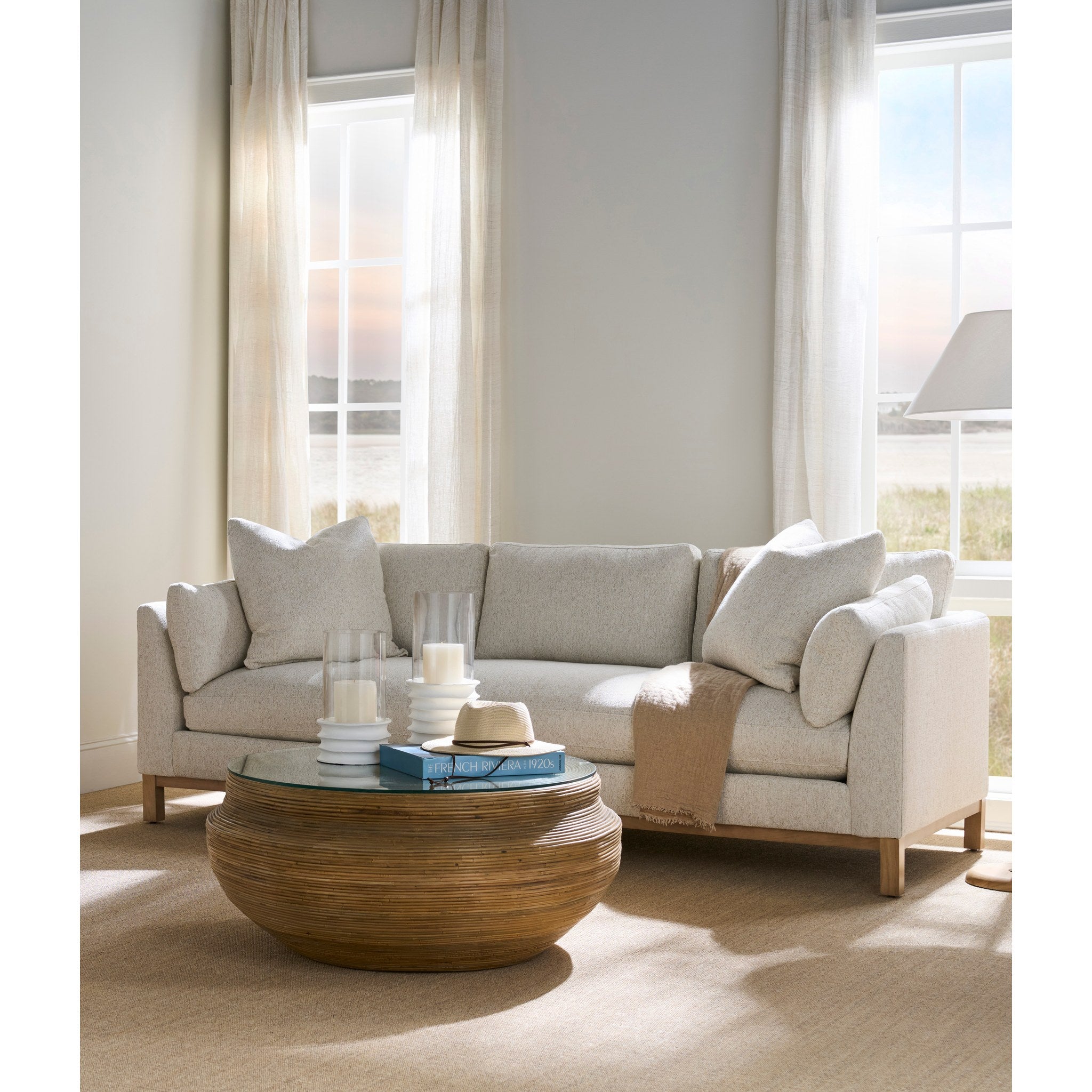 Rowe Furniture Boden Sofa — Natural - Boucle