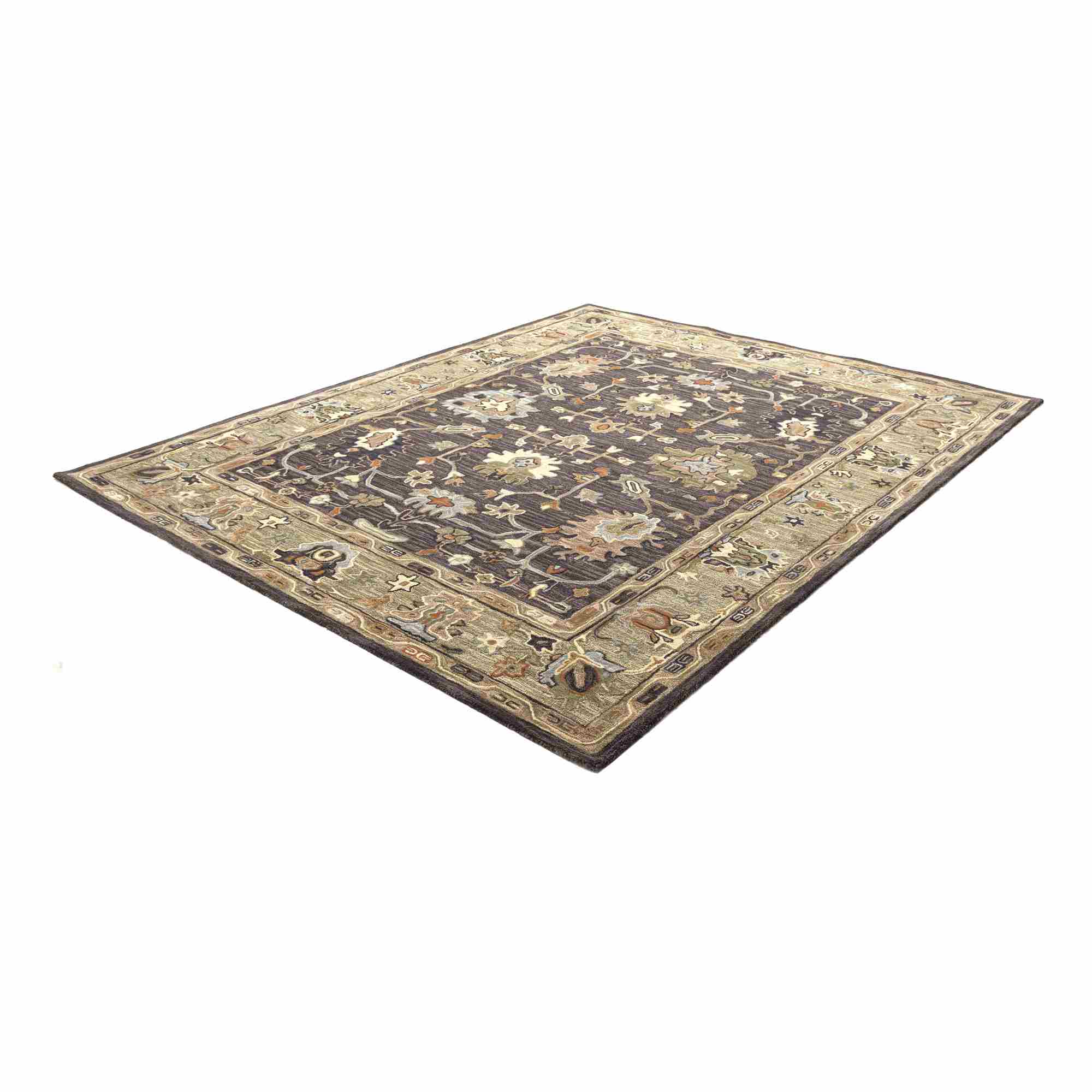 LR Home Caitlin Rug — Charcoal / Sage
