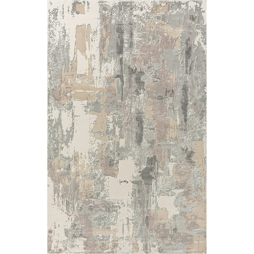 LR Home Cheshire Rug — Beige / Gray