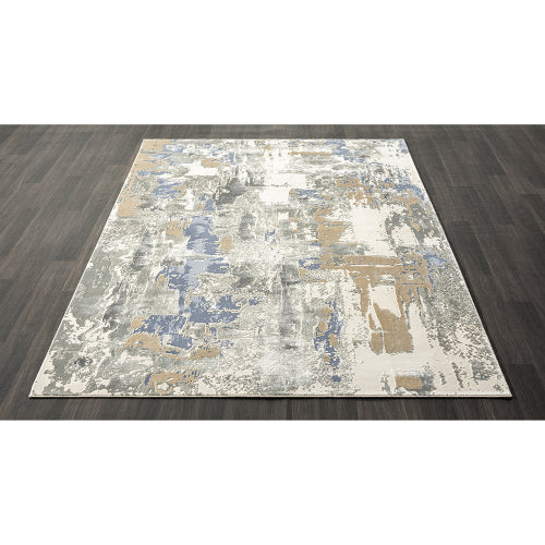 LR Home Cheshire Rug — Blue / Gray