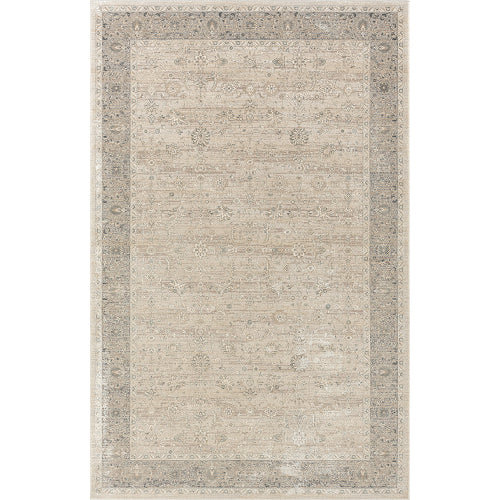 LR Home Cheshire Rug — Gray / Beige