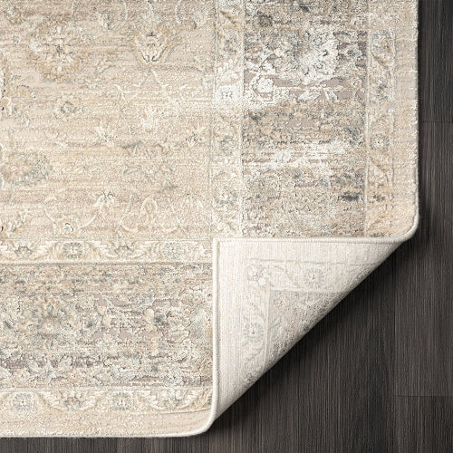 LR Home Cheshire Rug — Gray / Beige