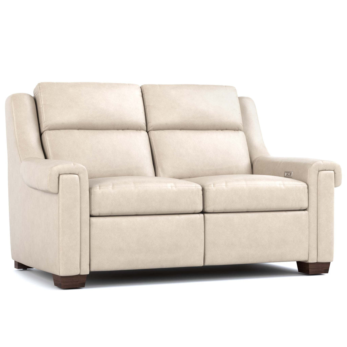 Stickley Chester Power Motion Collection — Loveseat, Sorrento Moonshine, angle