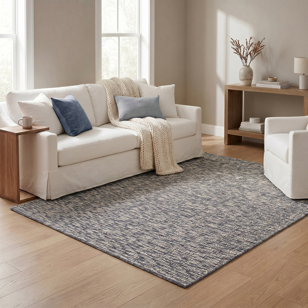 LR Home Cortez Rug — Blue / Ivory