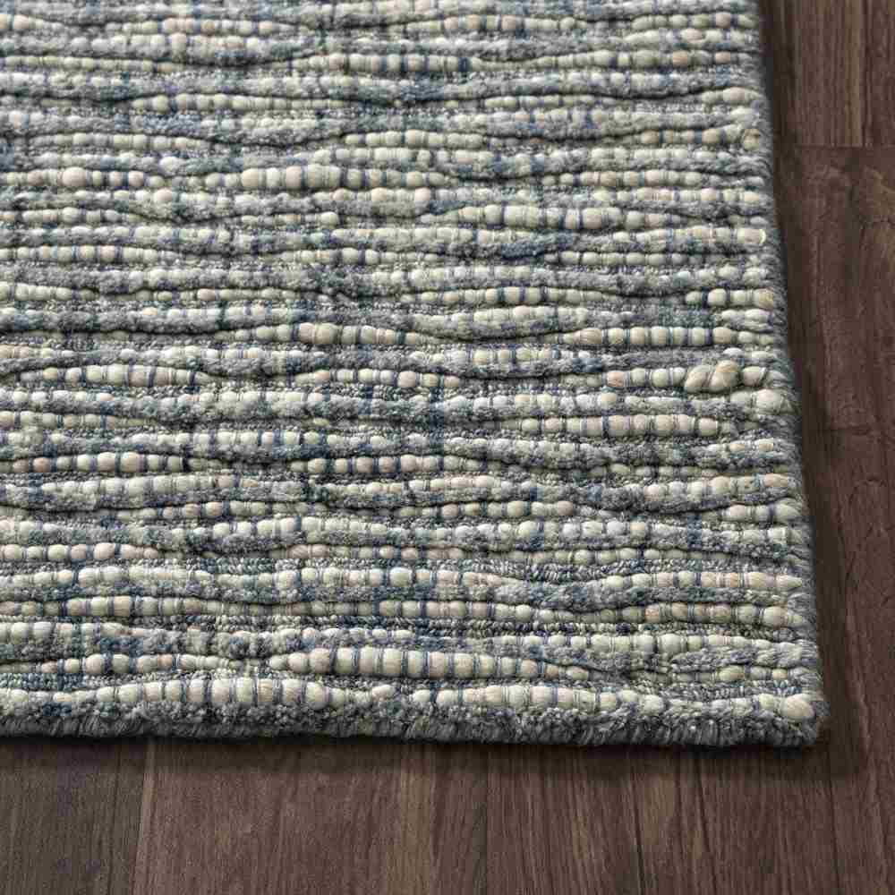 LR Home Cortez Rug — Blue / Ivory