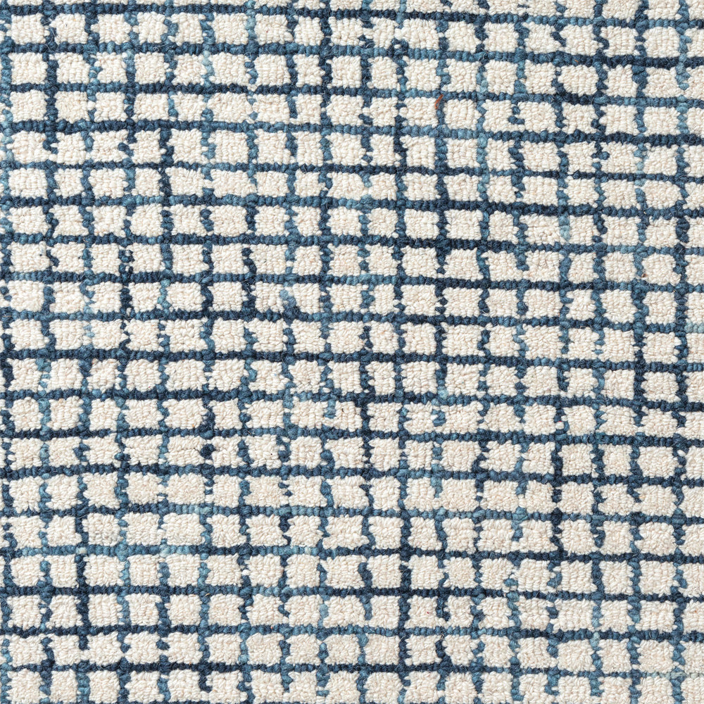 LR Home Criss Cross Rug — Navy / Ivory